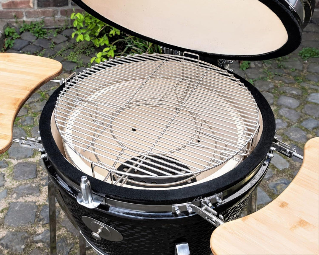 FLAME ROCK Grillrost System für Kamado 24 Flexibles Rost für Keramikgrills