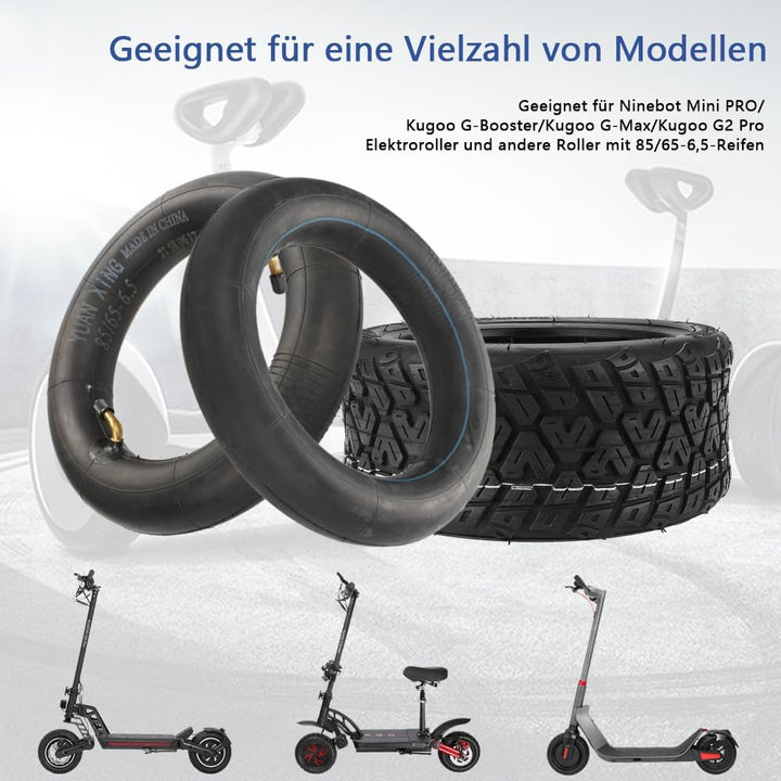 85/65-6,5 Innen- Aussenreifen Breitere Dickere Elektroroller Ersatzräder für Kugoo G-Booster/KUGOO G