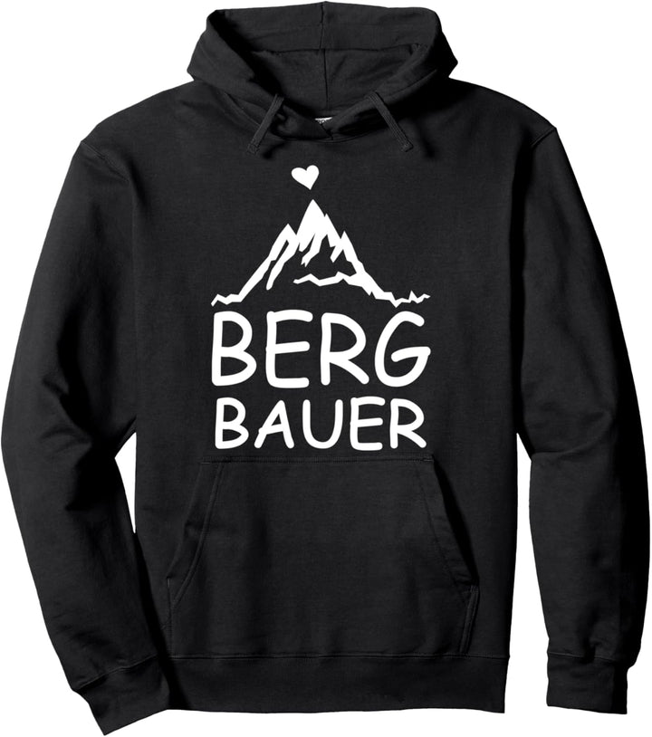 Bergbauer Landwirt Bauernhof Gebirge Berg Bauer Bergbauer Pullover Hoodie