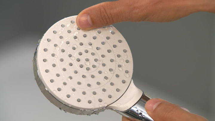 hansgrohe Crometta Duschkopfhalterset, mit Duschschlauch, 1,60 m, 2 Strahlarten, wassersparend, Weis
