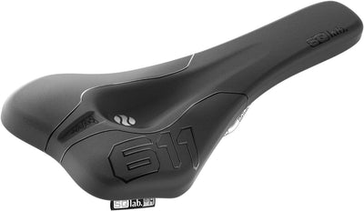 SQlab 611 Ergowave CrMo, MTB Tech & Trail Fahrradsattel Schwarz 14 cm Einfarbig, Schwarz 14 cm Einfa