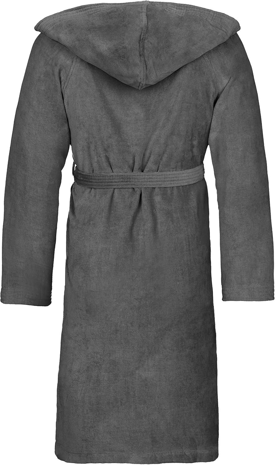 Vossen Unisex Bademantel mit Kapuze Texas XS flanell, XS flanell