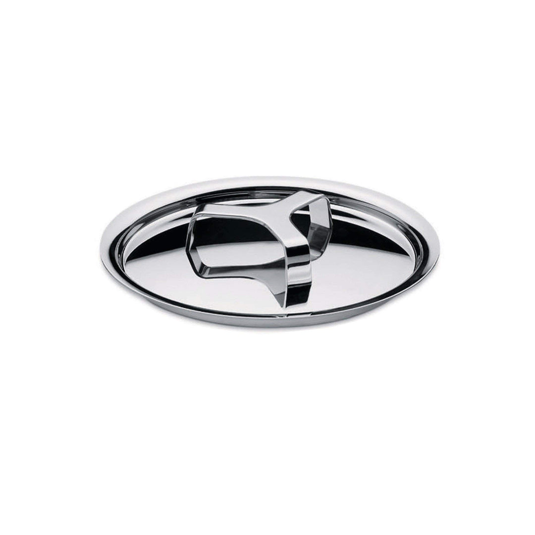 Alessi "POTS & PANS" Deckel aus Edelstahl 2.5 x 16.8 x 10.5 cm Silber, 2.5 x 16.8 x 10.5 cm Silber