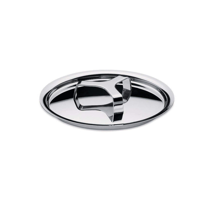 Alessi "POTS & PANS" Deckel aus Edelstahl 2.5 x 16.8 x 10.5 cm Silber, 2.5 x 16.8 x 10.5 cm Silber