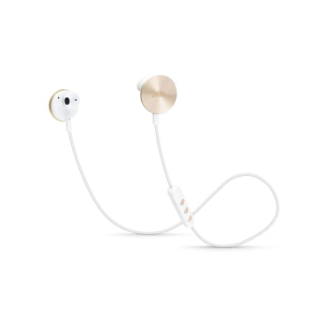 i.am+ Buttons Bluetooth-Kopfhörer, kabellos, Goldweiss
