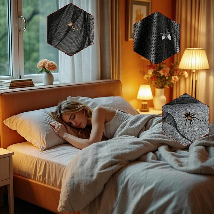 Moskitonetz Doppelbett 1.9 x 2.1 x 2.4 m Doppelbett Reise Insektennetz, Grosses Moskitonetz Bett Rec
