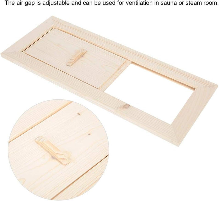Fdit Hemlock Sauna Lüftungsgitter Lüftungsgitter für Saunaräume Zubehör für Saunaräume MEHRWEG VERPA