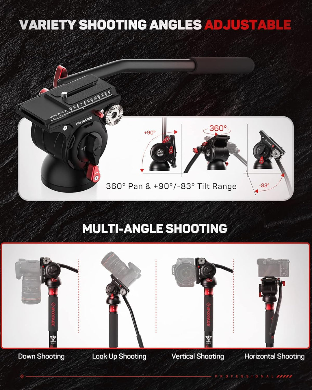 iFootage Komodo K5S Fluidkopf, Komodo K5S