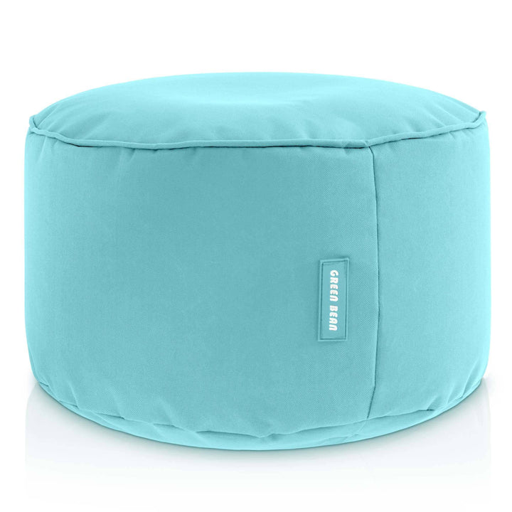Green Bean Sitzsack-Hocker 45x25cm mit EPS-Perlen Füllung - Fusshocker Fusskissen Sitz-Pouf für Sitz