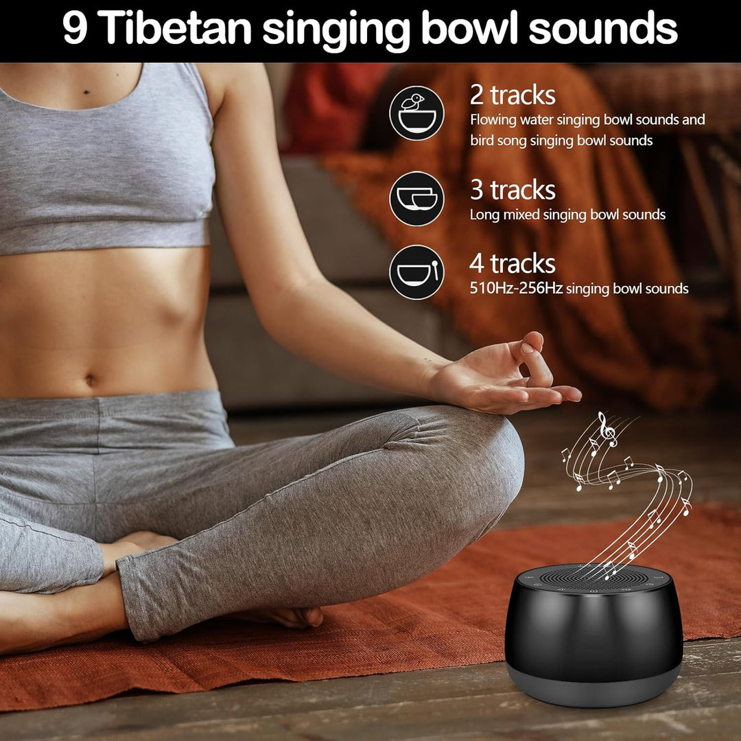 Meditationsschalen Klangmaschine, Tibetische Klangschale Elektrisch 7 Klangschalen Grössen für Medit