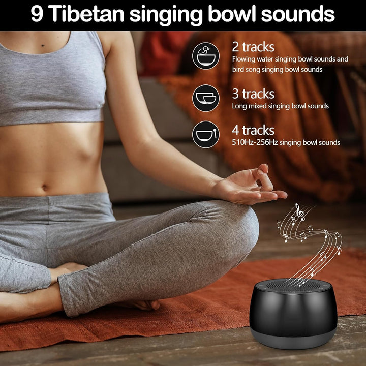 Meditationsschalen Klangmaschine, Tibetische Klangschale Elektrisch 7 Klangschalen Grössen für Medit