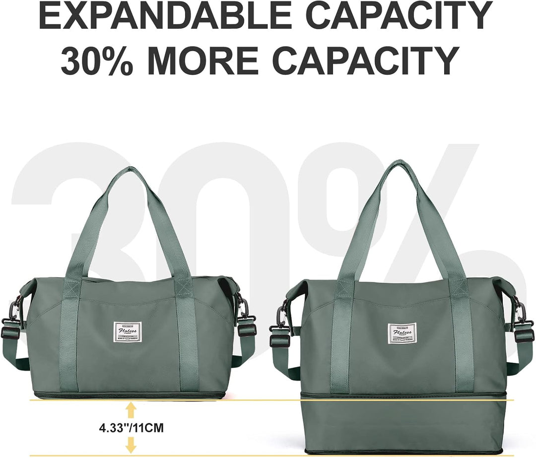 Reisetasche Damen Sporttasche 40x20x25 Ryanair Handgepäck Tasche Weekender Bag Schwimmtasche Wasserd