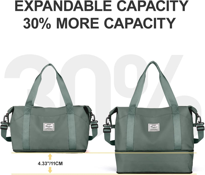 Reisetasche Damen Sporttasche 40x20x25 Ryanair Handgepäck Tasche Weekender Bag Schwimmtasche Wasserd