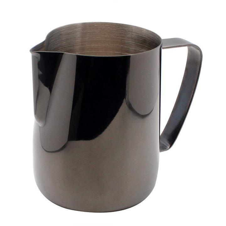 Dianoo Milchkännchen aus Edelstahl, Titanbeschichtung, cremig, Latte, Kaffee, Cappuccino mit Milch,