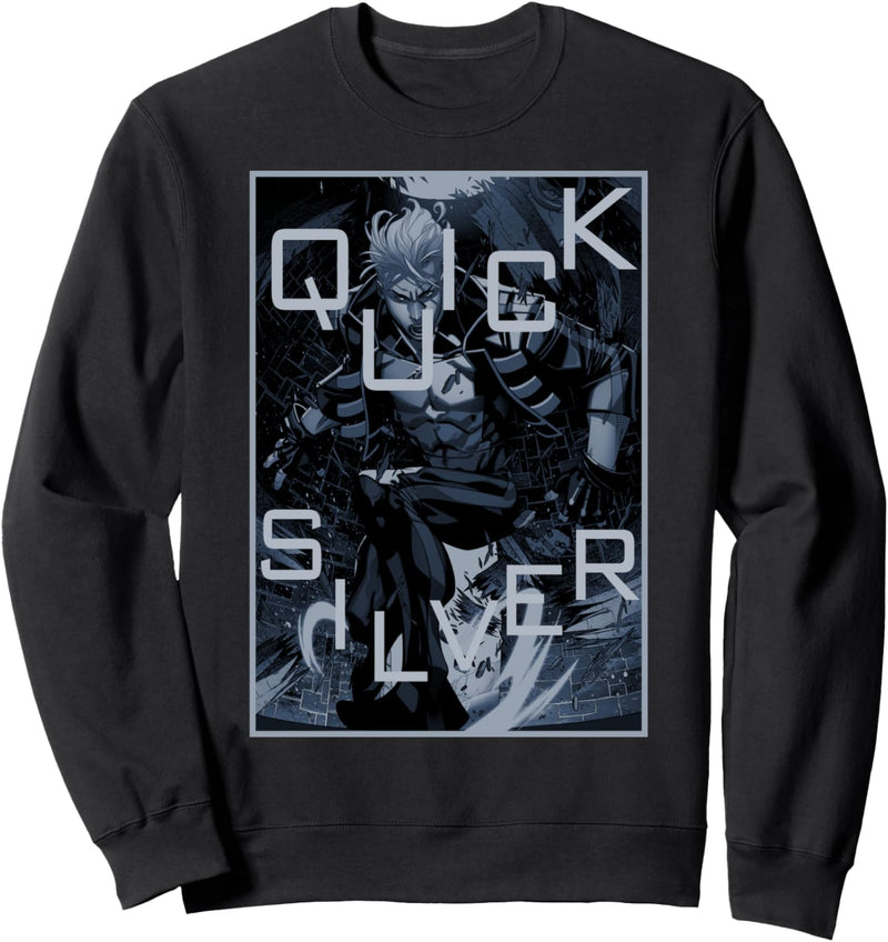 Marvel X-Men Quicksilver The Blink of an Eye Poster Sweatshirt