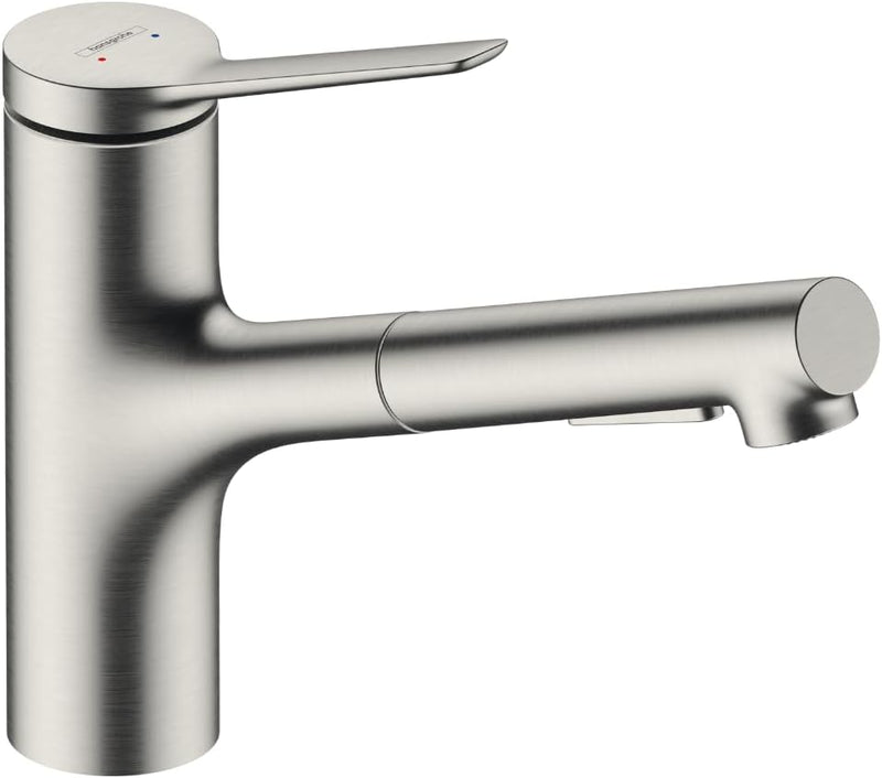 hansgrohe Küchenarmatur Zesis M33, Wasserhahn Küche mit Auslauf Höhe 150 mm, 150° drehbar, ausziehba