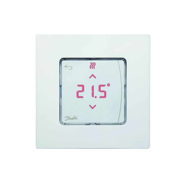 Danfoss Icon 088U1010, Raumthermostat mit Display, 230.0 V, Unterputzmontage EU + Rest der Welt, wei