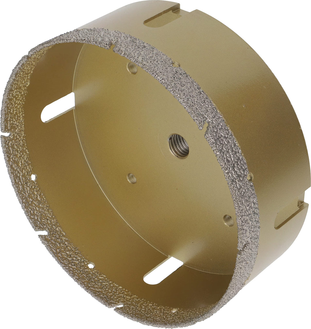 PRODIAMANT Profi Fliesenbohrer Fliese 150 mm x M14 Diamantbohrer Winkelschleifer für trockenbohren i