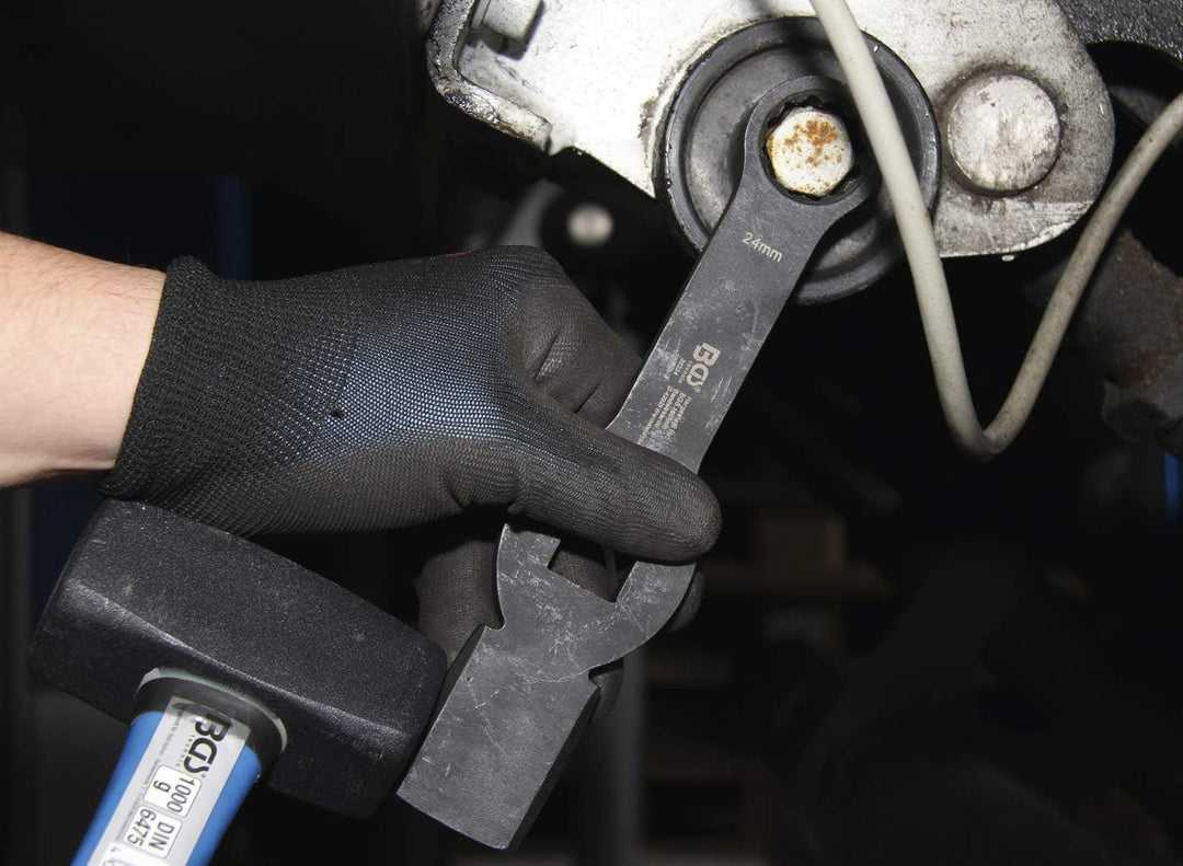 BGS 35310 | Schlag-Ringschlüssel-Satz | Zwölfkant/E-Profil (für Torx) | 5-tlg.