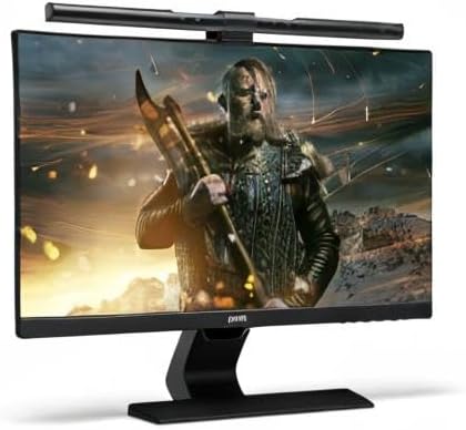 BenQ ScreenBar LED Monitor Lampe Schreibtischlampe bildschirmlampe mit Auto-Dimmen und Farbton-Anpas