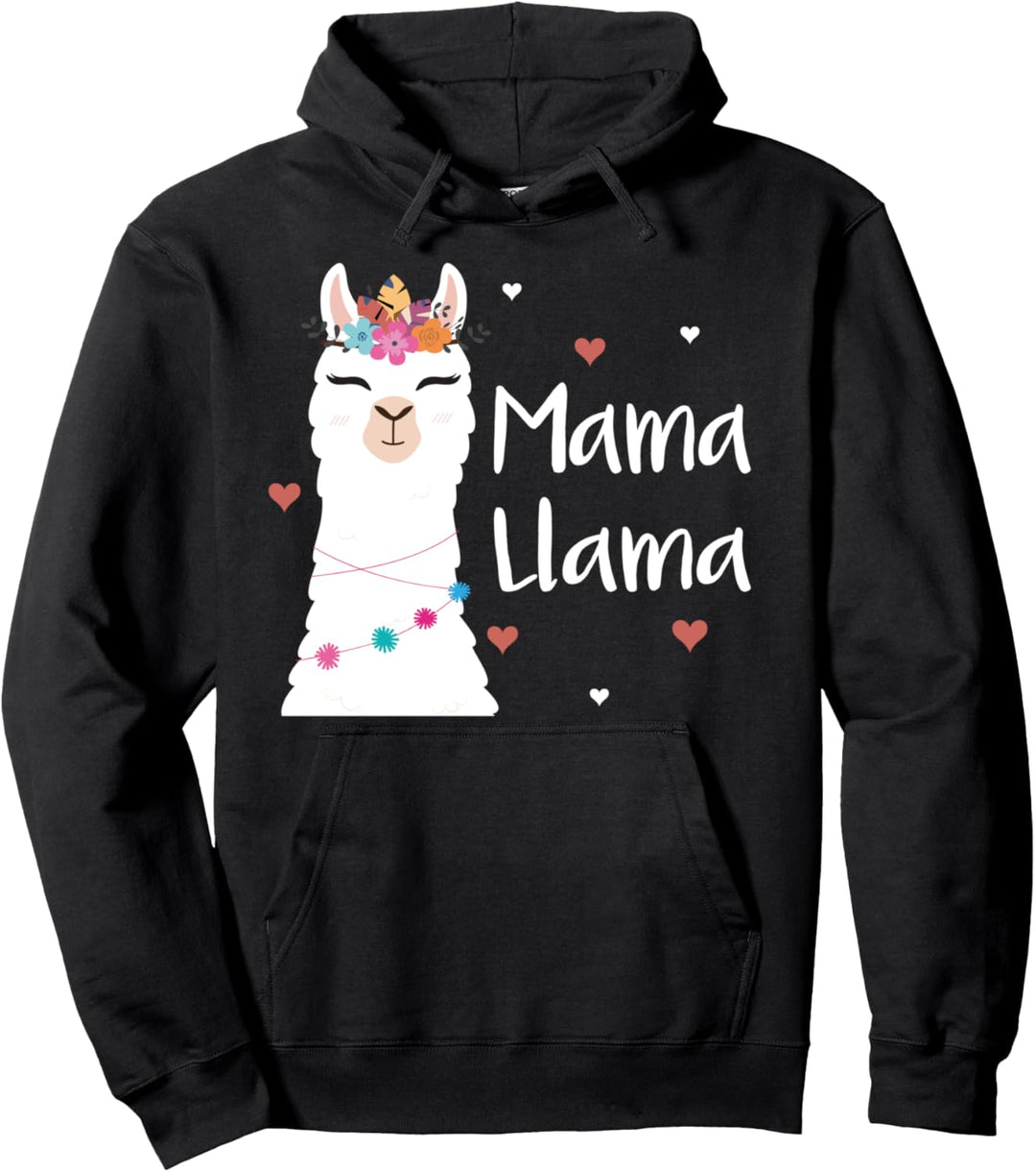 Mama Lama niedlichen Lamas Mutter Frauen Muttertagsgeschenk Pullover Hoodie