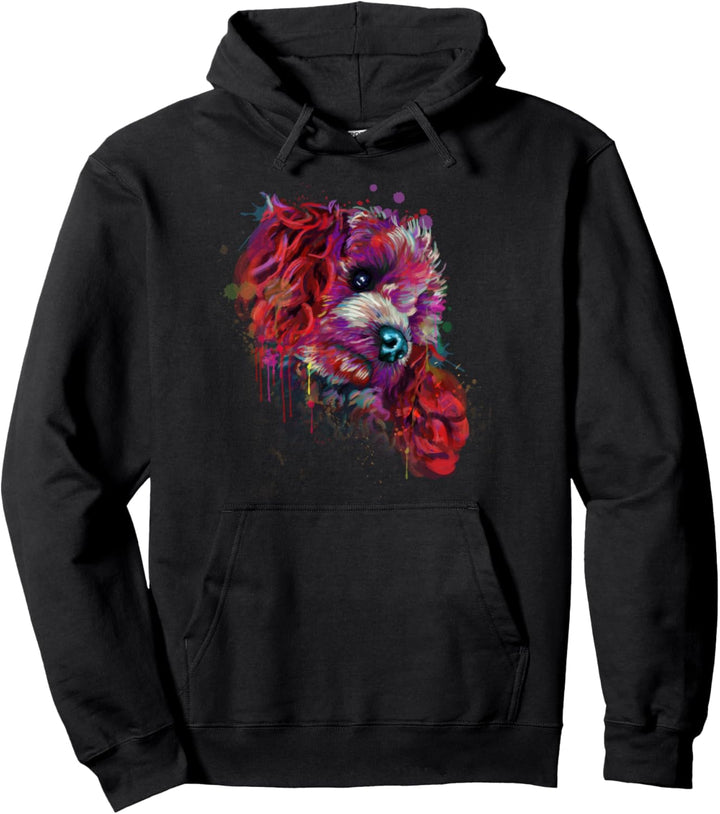 Pudel Hund für eine Pudel Mama Pullover Hoodie