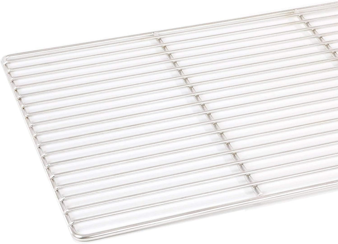 Grillrost 50 x 30 cm aus Edelstahl rostfrei und elektropoliert