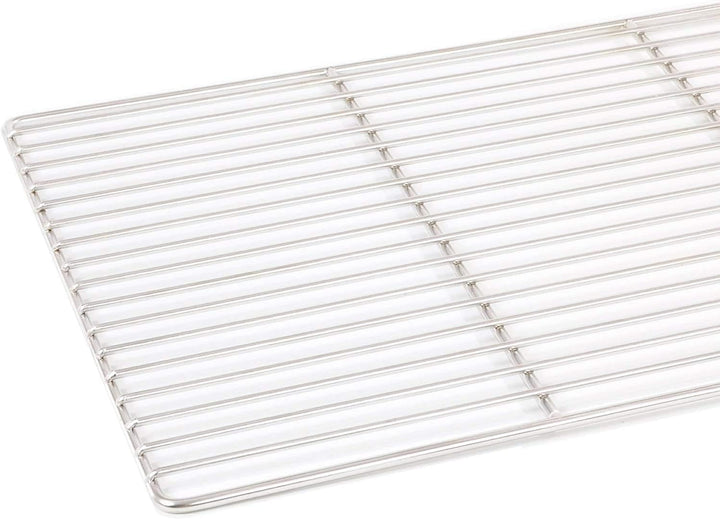 Grillrost 50 x 30 cm aus Edelstahl rostfrei und elektropoliert