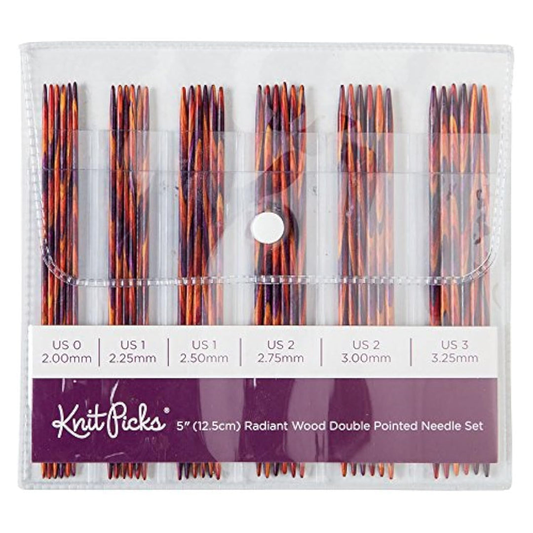 Doppelseitige Stricknadeln Sets 5 Radiant 5", 5"