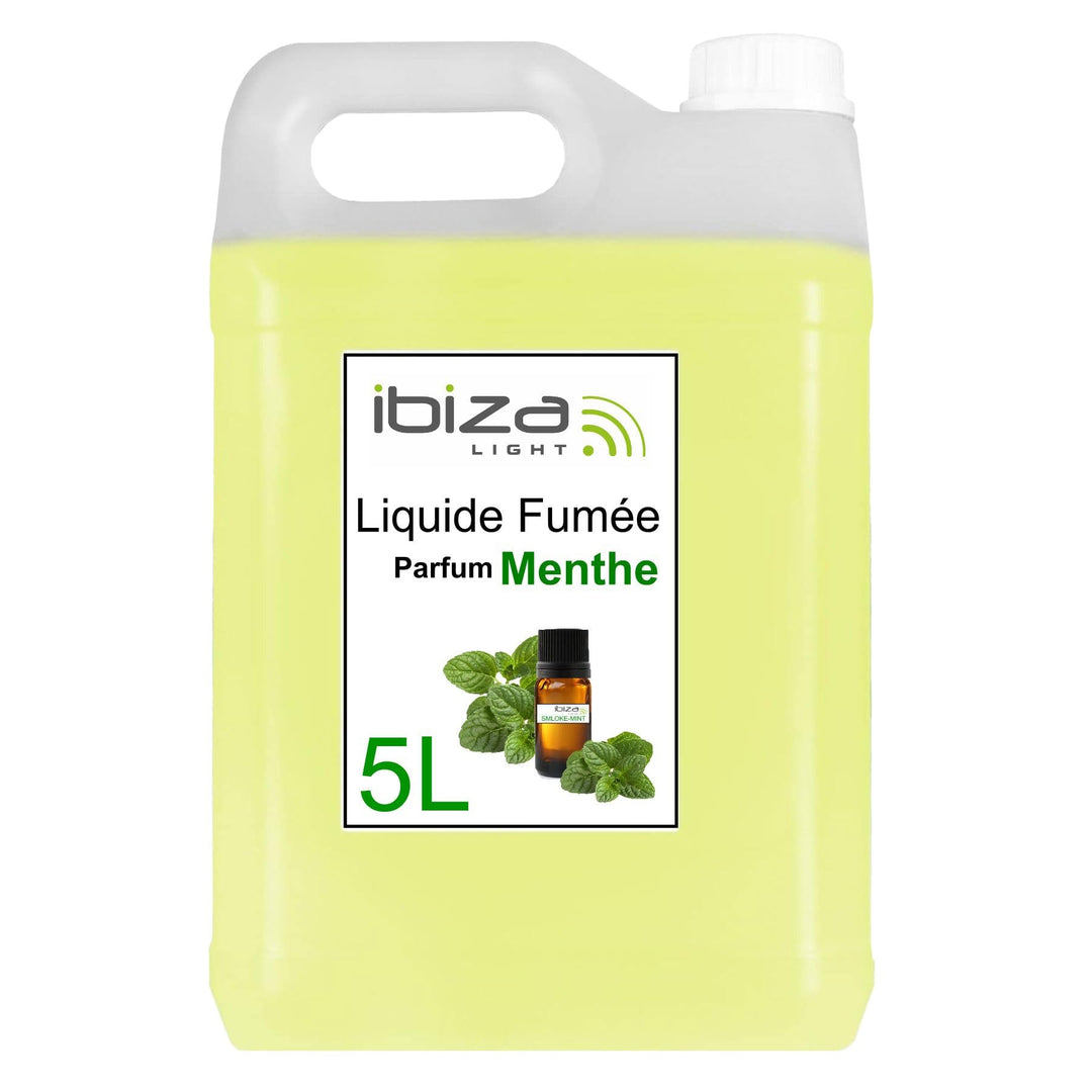 Ibiza - Nebelflüssigkeit – Kanister mit 5 Litern Flüssigkeit Ibiza Light SMOKE5L-N für Nebelmaschine