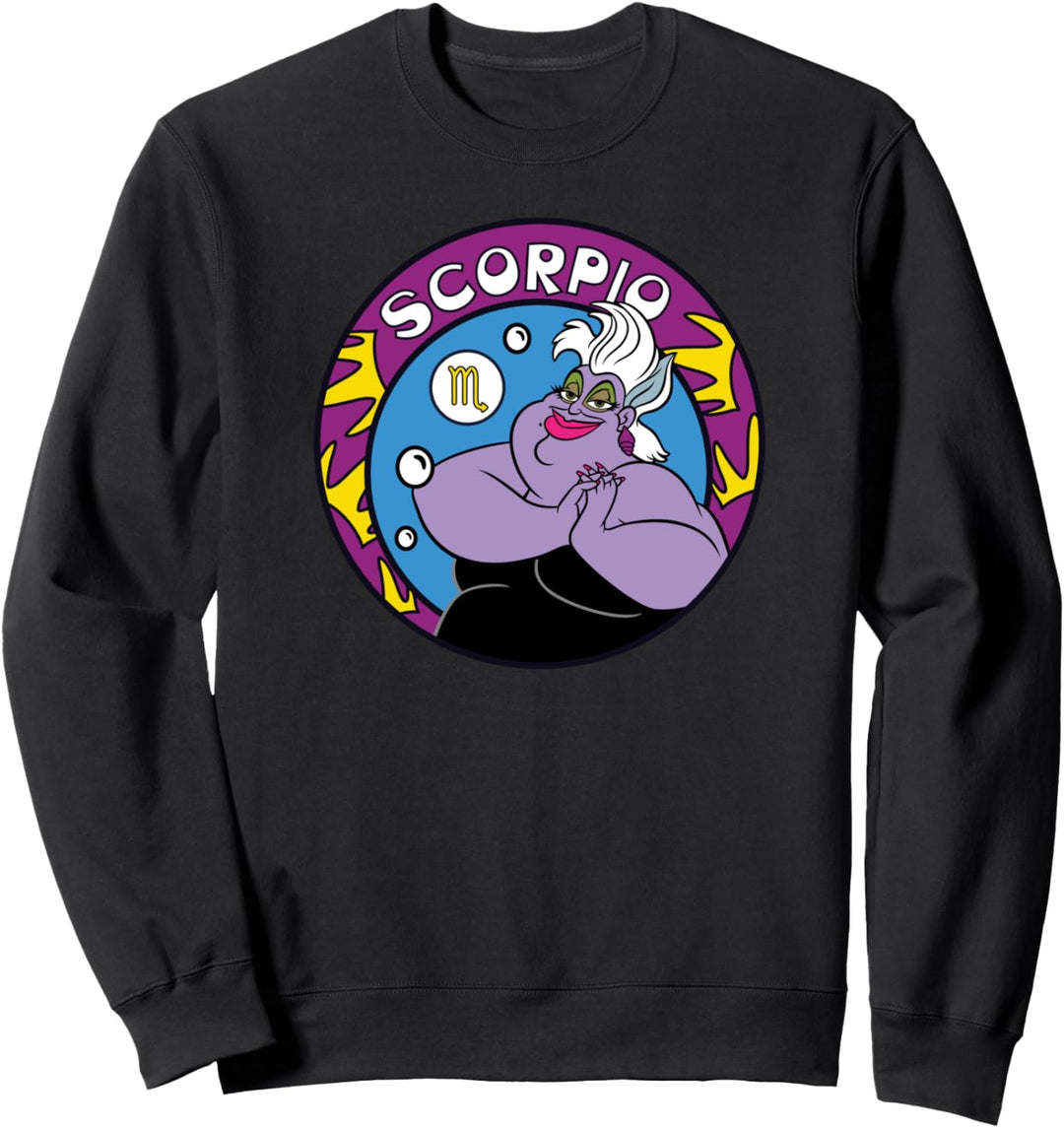 Disney Villains Ursula Scorpio Zodiac Sweatshirt