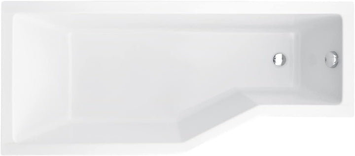 BADLAND Badewanne Original Weiss Acryl Wanne Eckbadewanne INTEGRA 150x75 Links KOMPLETTSET SET mit P