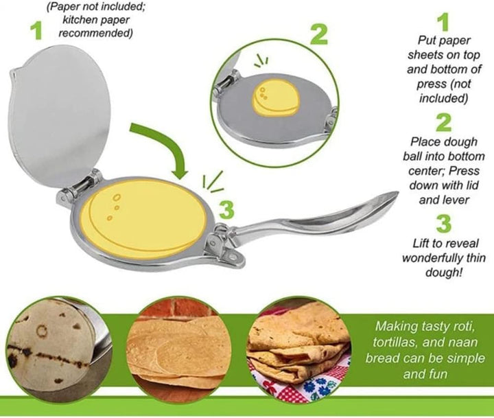 Doumneou KüChe Tortilla Hersteller Presse Teig Fleischpresse Backen Formen Werkzeug Teile Tortilla P