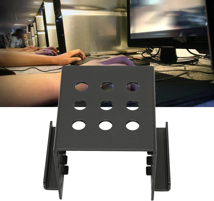 2,5 in HDD Halterung Kit, 2,5 in Festplatten-Cage für IDE HDD SSD mit Aluminium Legierung Hohl Desig