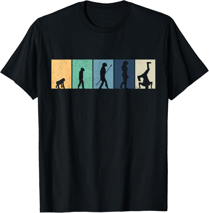 - Evolution Breakdance - Breakdancer Geschenk T-Shirt