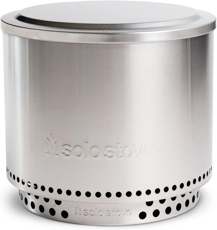 Solo Stove Deckel für Feuerschale Bonfire | Edelstahl-Feuerstellen-Zubehör, Winterfest, wasserdicht,