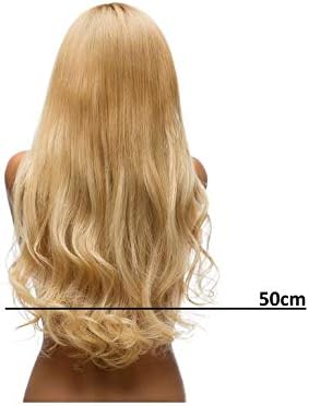 hair2heart Premium Microring Extensions Echthaar glatt - 50 Strähnen 0.8g 50cm 9/31 lichtblond Gold