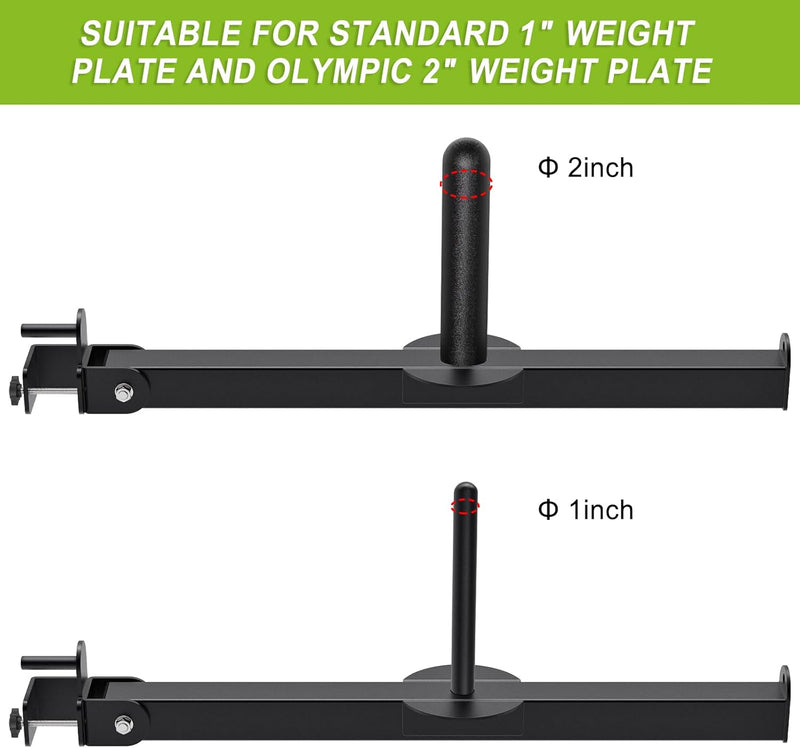 Kipika Belt Squat Lever Arm Attachment for 2„ x 2“ and 3„ x 3“ Square Tube Power Cages - Landmine At