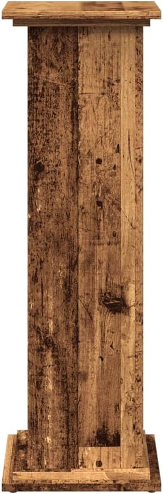 vidaXL Postament mit Stauraum Altholz-Optik 31x30x90 cm Holzwerkstoff 31 x 30 x 90 cm Altholz, 31 x