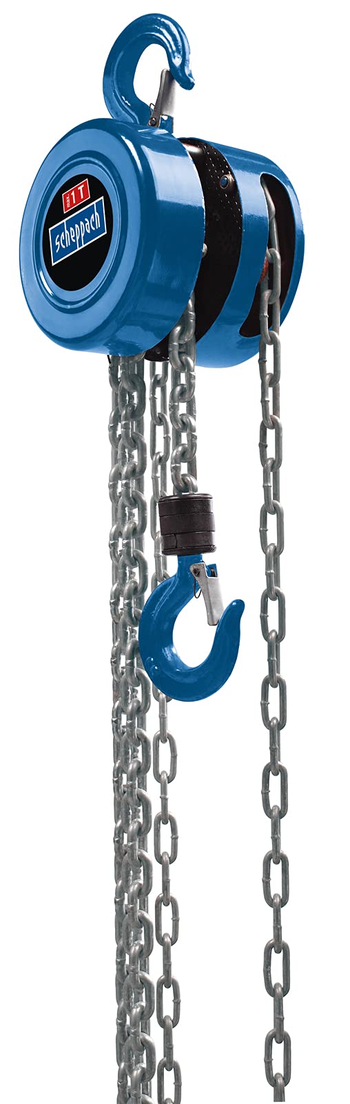 Scheppach Kettenzug CB01 (Tragkraft 1000 Kg, Hubhöhe 3000 mm, Lasthaken mit Sicherheitsbügel, lange