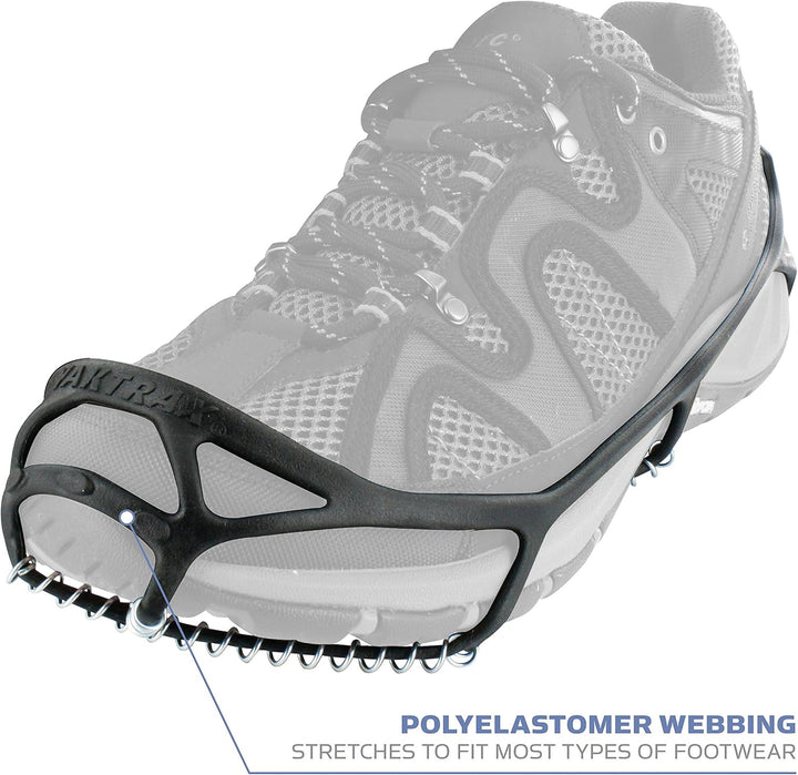 YakTrax Walker Ice Snow Traction Cleats Shoe Spikes Size MEDIUM by
