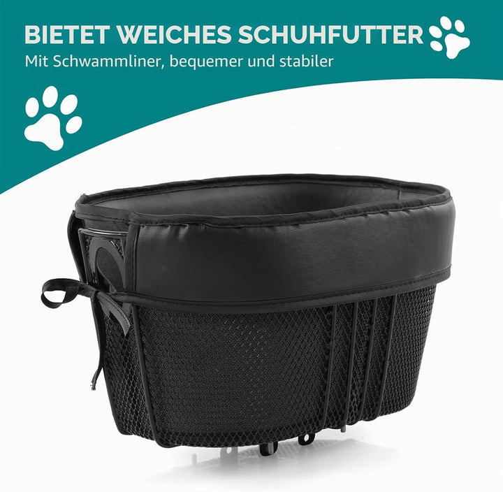 ACAGALA Hundefahrradkorb, Mountainbike-Einkaufskorb, tragbarer Katzen- und Hundeträger für die vorde