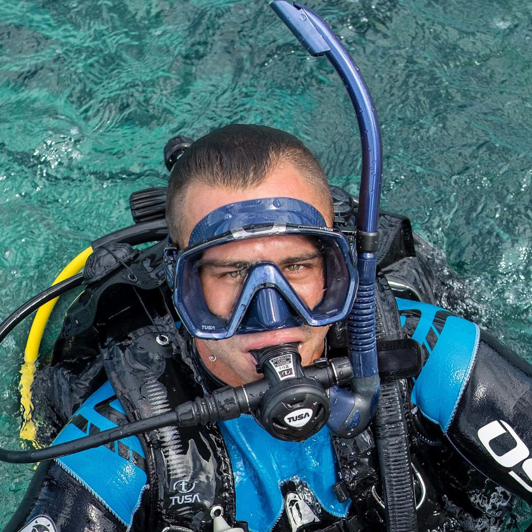 Taucherbrille Tusa Freedom HD - einglas tauchmaske schnorchelmaske erwachsene profi (M-1001) Fishtai