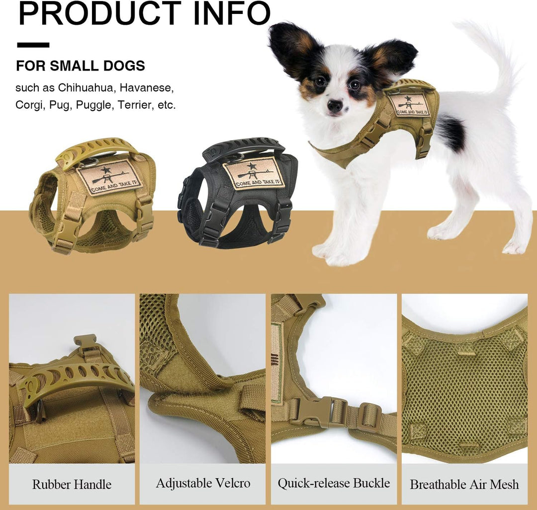 Taktisches Hundetrainingsgeschirr, Outdoor-Arbeitsweste, verstellbar, Militär-Molle-Hundeweste, Gesc