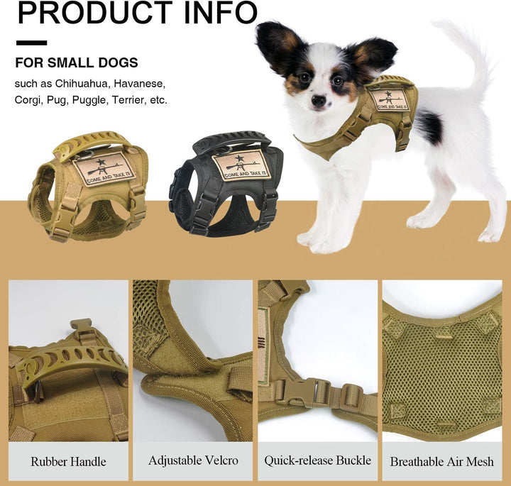 Taktisches Hundetrainingsgeschirr, Outdoor-Arbeitsweste, verstellbar, Militär-Molle-Hundeweste, Gesc