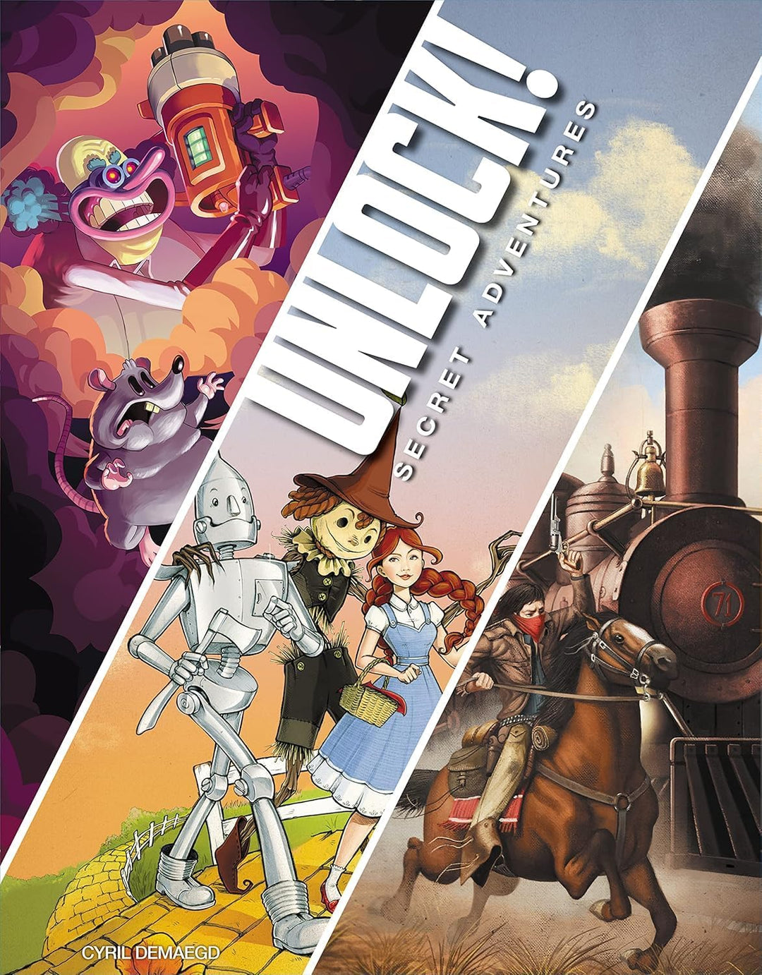 Space Cowboys ASMSCUNLOCK01EN Unlock 3! Secret Adventures - Escape Room Game - Multi-Colour Schalte