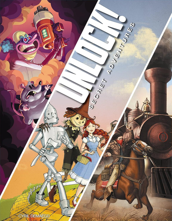 Space Cowboys ASMSCUNLOCK01EN Unlock 3! Secret Adventures - Escape Room Game - Multi-Colour Schalte