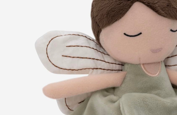 Kuscheltier Fee mit Name Personalisiert, Geschenk zur Geburt, Geschenk zur Taufe, Geschenk für 2 Jäh
