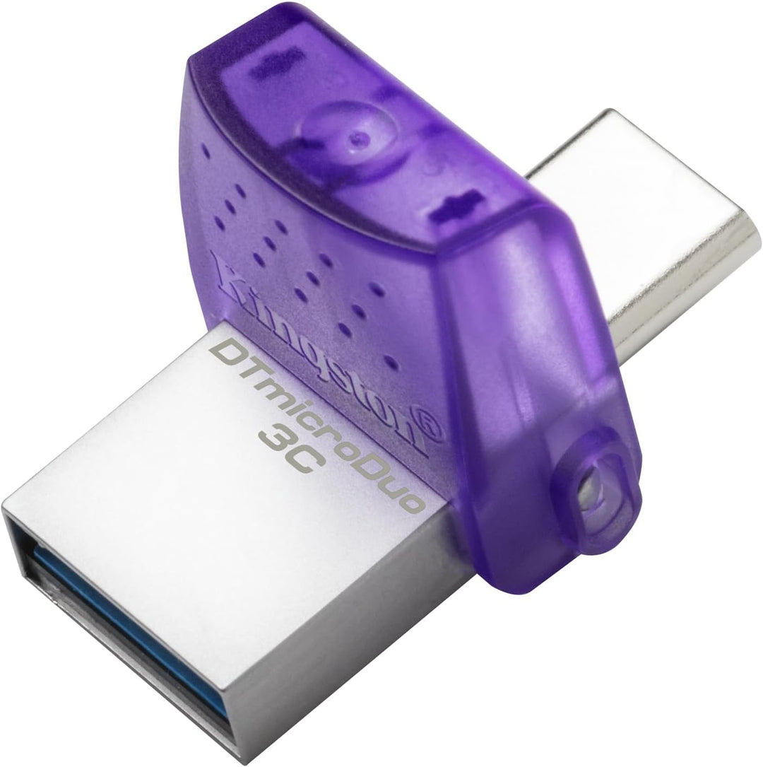 Kingston DataTraveler microDuo 3C USB-Stick 256GB USB Gen 3 Type-C und Type-A - DTDUO3CG3/256GB, Lil