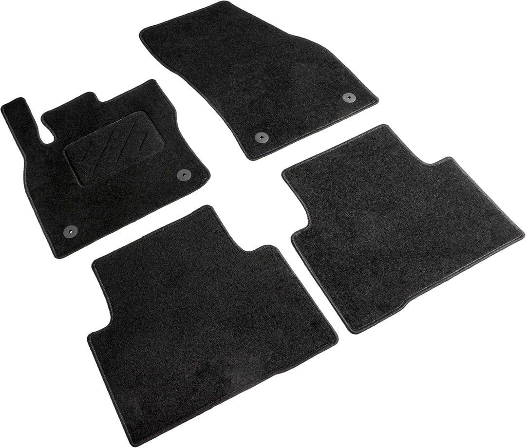 Walser Comfort Auto Teppiche für VW Touran 05/2015-Heute, 5-Sitzer, 100% passgenaue Auto Fussmatten